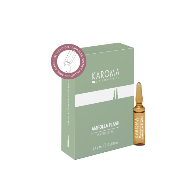 Ampoule with immediate and long-lasting lifting and tightening effect.