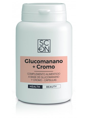Complemento alimenticio a base de Glucomanano y Cromo.